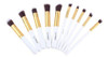 Moda Maquillaje Cepillo Conjunto Polvo De Cara Blush Sombras 4