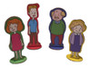 La Familia 10 Figuras Madera Juego Roles Emociones Didactic 1