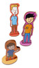 La Familia 10 Figuras Madera Juego Roles Emociones Didactic 5