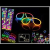 Combo Oferta Anteojo Neon Redondo Party Glow Quimico X 10 Un 2
