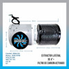 Extractor Lateral De 4  1vel + Filtro De Carbón Activado 1