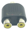 Conector Adaptador 1 Hembra Rca / 2 Hembras Rca Altovolumen 1