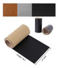 Parche De Cuero Autoadhesivo Repara Muebles 43 X200cm Gris 4