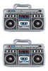 Beistle 2 Piezas De Plástico Novedoso Boom Boxes Inflables T 0