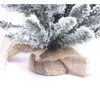 Navidad Árbol Nevado Con Base De Arpillera 30cm Decoracion 3