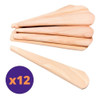 Espátula De Madera Tradicional Para Depilar Cera Grande X12u 1