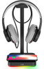 Soporte Para Auriculares Rgb Con Cargador Inalambrico 0