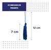 Pingente De Seda Tassel Franja Azul Royal - C/ 20 Unds - Brx 1