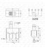50 Llaves Corredera Interruptor Deslizable Ss-12f44 Eg4 2