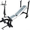Banco De Pecho Plano/ Inclinado P/ Barra Piernas El Rey 0