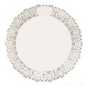 Bandeja Plastica Calada Blonda Redonda 33cm X Unidad 0