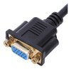 . Para Vga M/f Conector Adaptador De Cabo Conversor 6