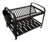 Escorredor De Louça Aço Inox Preto 16 Pratos  Porta Talher 4