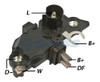 Regulador De Alternador Fiat Strada/ Palio/etc. Tipo Bosch 0