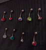 Piercing De Ombligo - Variedad De Colores 2 Piercing De Ombligo - Variedad De Colores 2