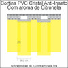Cortina Pvc Anti-inseto 2,10x1,20 Sobreposta 1