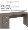 Mesa Para Escritório Me4102 Mdp Carvalho - Gran Belo 2