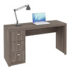 Mesa Para Escritório Me4102 Mdp Carvalho - Gran Belo 4