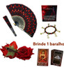 Kit Leque Luxo Pombagira + Pulseira + Rosa Presilha + Brinde 0