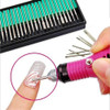 Kit Torno Eléctrico 30 Fresas Manicuria O Decoración De Uñas 7