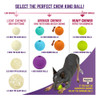 Chew King Pelota De Búsqueda Brillante 3 Pulgadas Paquete De 2
