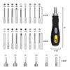 Juego De Destornillador Con Torque (26 Piezas) + Estuche 3