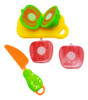 Brinquedo Kit Cozinha De Plástico 06 Peças Frutas Velcro 2