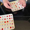 Tarjetas De Bingo Con Ventanas, Paquete De 10, Marrón 7 Tarjetas De Bingo Con Ventanas, Paquete De 10, Marrón 7