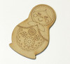 Mamushka Rusa  10 Cm Alto - Fibrofacil - X 12 Unidades 0