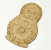 Mamushka Rusa  10 Cm Alto - Fibrofacil - X 12 Unidades 4