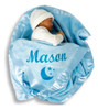 Manta Personalizada Para Bebés Niño Azul 0