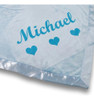 Manta Personalizada Para Bebés Niño Azul 4