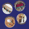 Pingente De Seda Tassel - Franja - Bege Escuro - C/50 Nybc 6