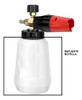 Botella Repuesto Pistola Foam Nieve Espuma Hidrolavador 3