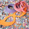1 Pacote Confetes Redondo Papel Festa Carnaval Colorido 80g 3