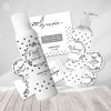 Kit Imprimible Baño Sos Puntos Dots Blanco Negro 1