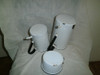 Conjunto Antiguo Esmaltado Blanco 2