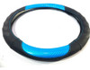 Cubre Volante Pvc Negro + Carbono Azul 38cm Calidad Cv408 0