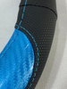 Cubre Volante Pvc Negro + Carbono Azul 38cm Calidad Cv408 5