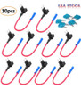 10pcs Coche Ats Mini Sostenedor Del Fusible Adaptador Grifo 1
