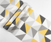 Papel De Parede Geométrico Amarelo E Cinza  Rolo De 5 Metros 2 Papel De Parede Geométrico Amarelo E Cinza  Rolo De 5 Metros 2