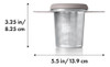 Infusor De Té Oxo Brew Redonda Gris 1
