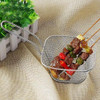 Mini Cesta De Rede De Malha Para Fritadeira De Aço Inoxidáve 5
