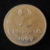Brasil 2 Centavos 1969 Excelente Km 576.2 0