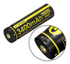 Nitecore 18650 Recarcable 3400ma/h Micro Usb 2