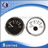 Voltímetro Negro  Marca Sunfine Marine 2