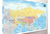Hermoso Mapa De Asia En Lona De 120 X 85 Cms. Para Colgar 0