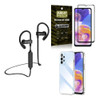 Kit Capa Samsung A23 4g + Fone Bluetooth Hs188 + Película 3d 0