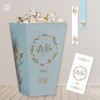 Kit Imprimible Flores Naturales Celeste Tukit 6