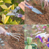 Juego Jardinería Kit De Herramientas Pala Rastrillo Tijera 5